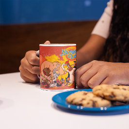 Leoney Tunes Show Cast & Logo Tweekleurige Koffiemok