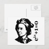 Leonhard Euler Briefkaart (Voorkant / Achterkant)
