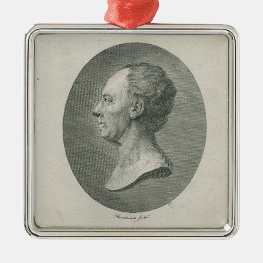 Leonhard Euler Metalen Ornament (Voorkant)