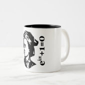 Leonhard Euler Tweekleurige Koffiemok (Voorkant rechts)