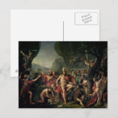 Leonidas bij Thermopylae, 480 BC, 1814 Briefkaart (Voorkant / Achterkant)