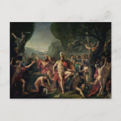 Leonidas bij Thermopylae, 480 BC, 1814 Briefkaart (Voorkant)