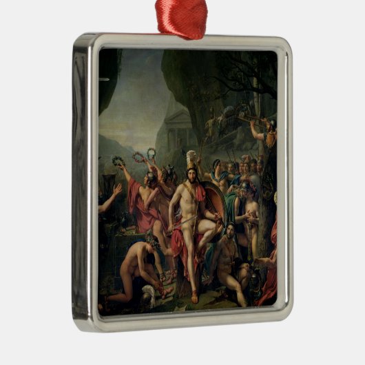 Leonidas bij Thermopylae, 480 BC, 1814 Metalen Ornament (Rechts)