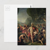 Leonidas bij Thermopylae Briefkaart (Voorkant / Achterkant)