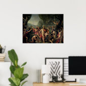 Leonidas bij Thermopylae Poster (Thuiskantoor)