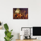 Leonidas bij Thermopylai Poster (Thuiskantoor)
