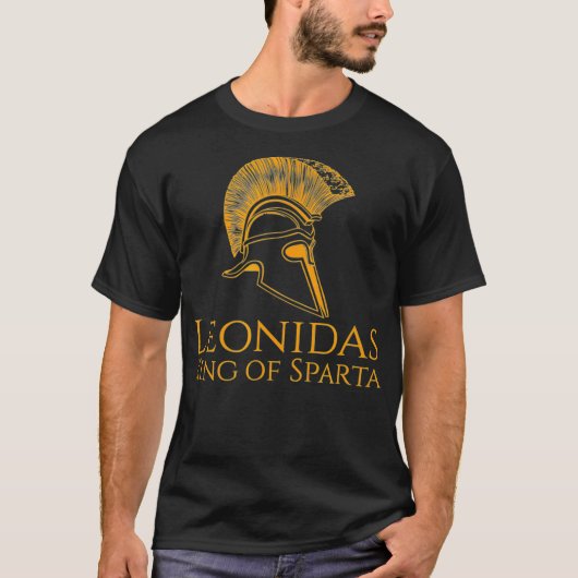 Leonidas koning van Sparta T-shirt (Voorkant)