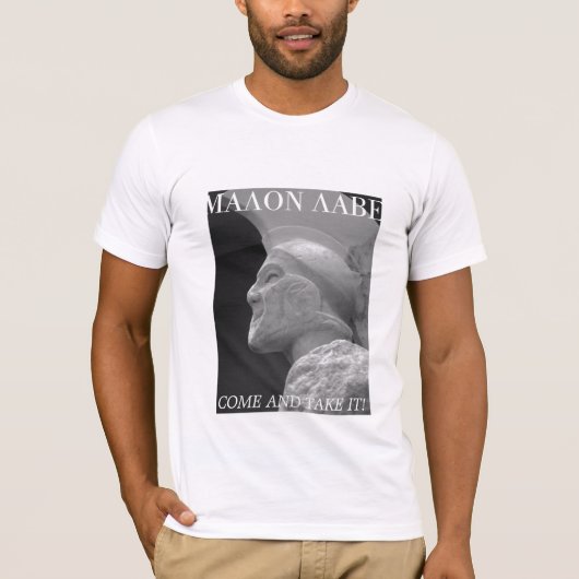 LEONIDAS MALON LABE, KOM EN NEEM HET! T-SHIRT (Voorkant)