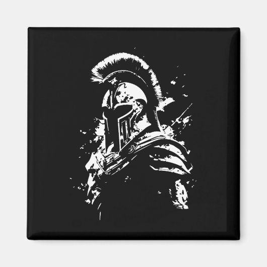 Leonidas Spartan Helm Gym Sparta Workout Grieks W Magneet (Voorkant)