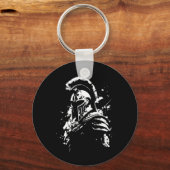 Leonidas Spartan Helm Gym Sparta Workout Grieks W Sleutelhanger (Voorkant)