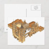 Leonkathedraal. Spanje Briefkaart (Voorkant / Achterkant)