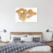 Leonkathedraal. Spanje Canvas Afdruk (Insitu (Slaapkamer))