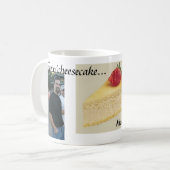 Leon's kaesecake club koffiemok (Voorkant links)