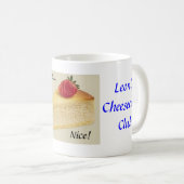 Leon's kaesecake club koffiemok (Voorkant rechts)