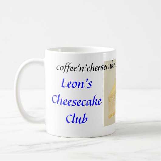 Leon's kaesecake club koffiemok (Links)