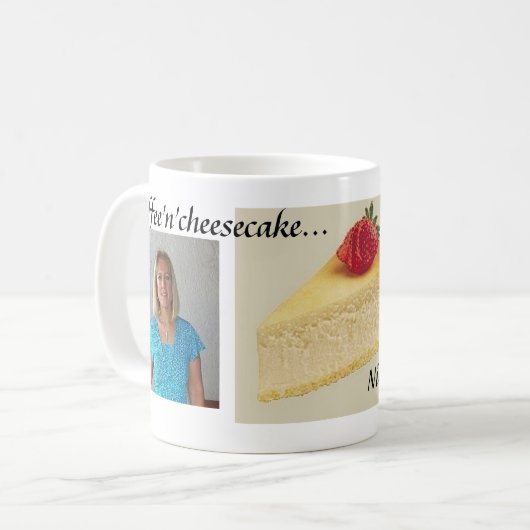 Leon's kaesecake club koffiemok (Voorkant links)