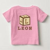 Leon's naam op American Apparel (Achterkant)