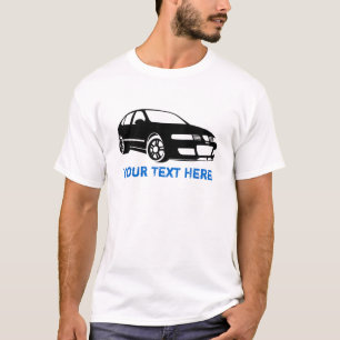 Leonzwart + jouw tekst t-shirt