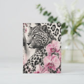 LeoOrchid Love Briefkaart (Staand voorkant)