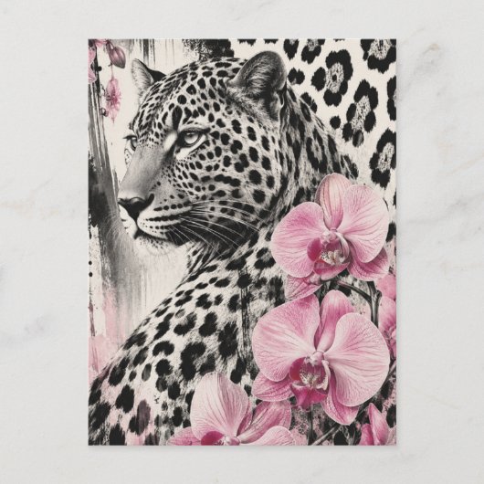LeoOrchid Love Briefkaart (Voorkant)