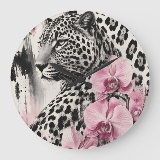 LeoOrchid Love Grote Klok (Voorkant)