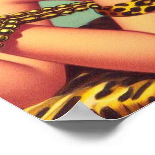 Leopar Print Pin Up (Hoek)