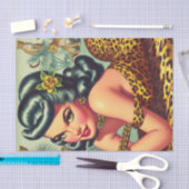  Leopar Print Pin Up Tissuepapier (Craft)
