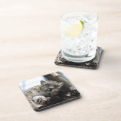 Leopard 002 bier onderzetter (Rechterzijde)