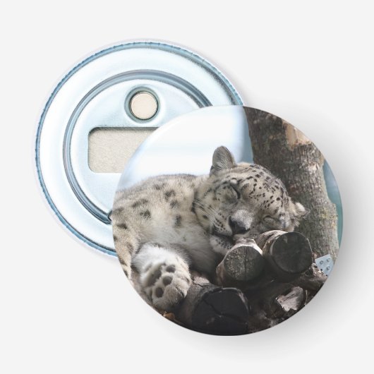 Leopard 002 button flesopener (Voorkant)
