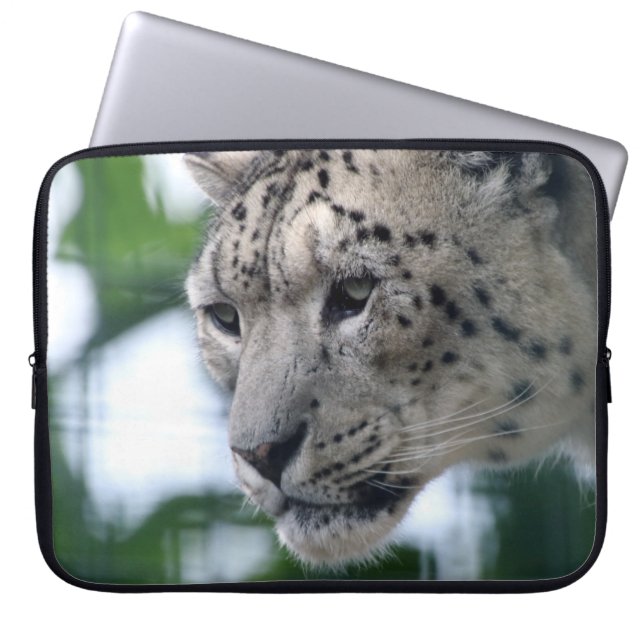 Leopard 003 laptop sleeve (Voorkant)