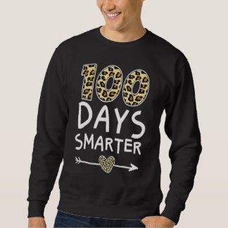 Leopard 100 Days Smarter Teacher Student 100th Day Trui