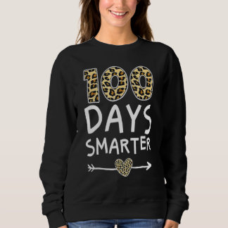 Leopard 100 Days Smarter Teacher Student 100th Day Trui