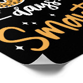 Leopard 100ste dag van schoolleraar Kinder 100 dag Poster (Hoek)
