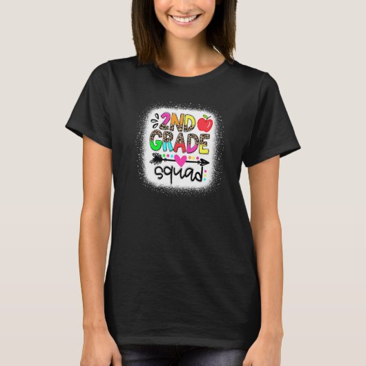 Leopard 2e klas leraar eerste dag van de Scho T-shirt (Voorkant)