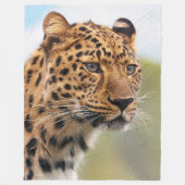 Leopard 3 fleece deken (Voorkant)