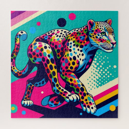 Leopard 600 stuk puzzel legpuzzel (Verticaal)