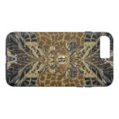 Leopard 6/6s Wild Side Elegant Monogram Plus Case-Mate iPhone Case (Achterkant (Horizontaal))