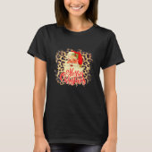 Leopard  70s Santa Merry Kerstman Cl T-shirt (Voorkant)