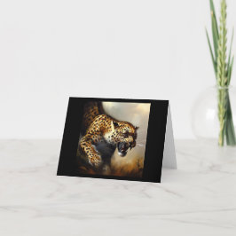 Leopard (8) Wilde kat Kaart