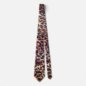Leopard Abstract Print Tendy Stropdas (Voorkant)