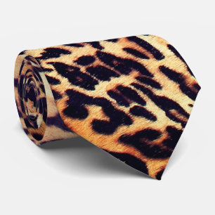 Leopard Abstract Print Tendy Stropdas