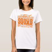 Leopard ADHD Support Squad samen vechten we T-shirt (Voorkant)