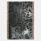 Leopard Afbeelding Blanket Deken (Voorkant Verticaal)