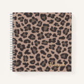  Leopard-afdruk Notitieboek (Voorkant)
