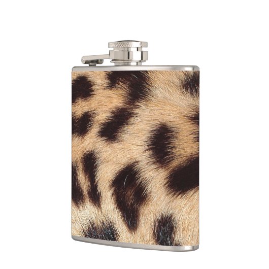 leopard-afdruk ziet er structuur uit heupfles (Links)