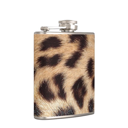 leopard-afdruk ziet er structuur uit heupfles (Rechts)