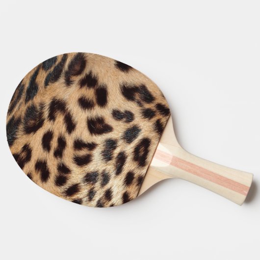 leopard-afdruk ziet er structuur uit tafeltennisbatje (Zijkant)