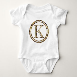 leopard alfabet K Romper