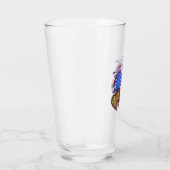 Leopard American Flag Heart 4 juli Verenigde State Glas (Rechts)