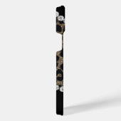 Leopard and Diamond Monogram iPhone Hoesje (Rechterkant)